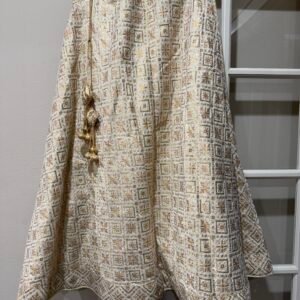 Golden beige skirt