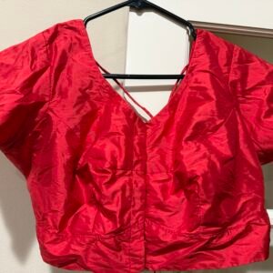 Red blouse