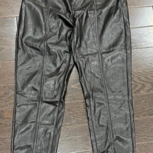 Black leather pant