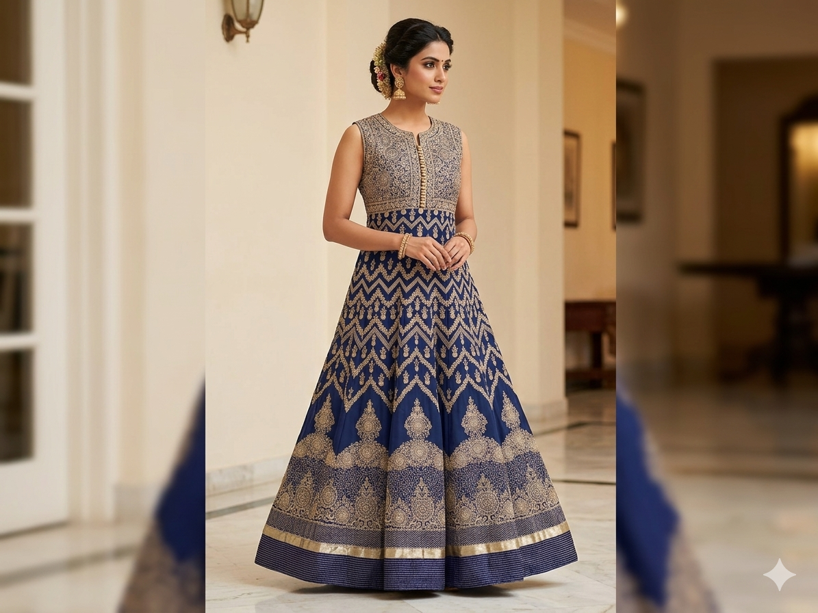 Royal blue elegance