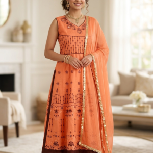 Peach Salwar