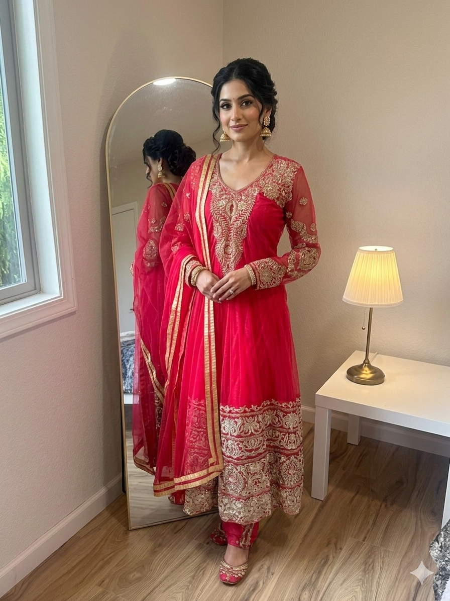 Pink Salwar