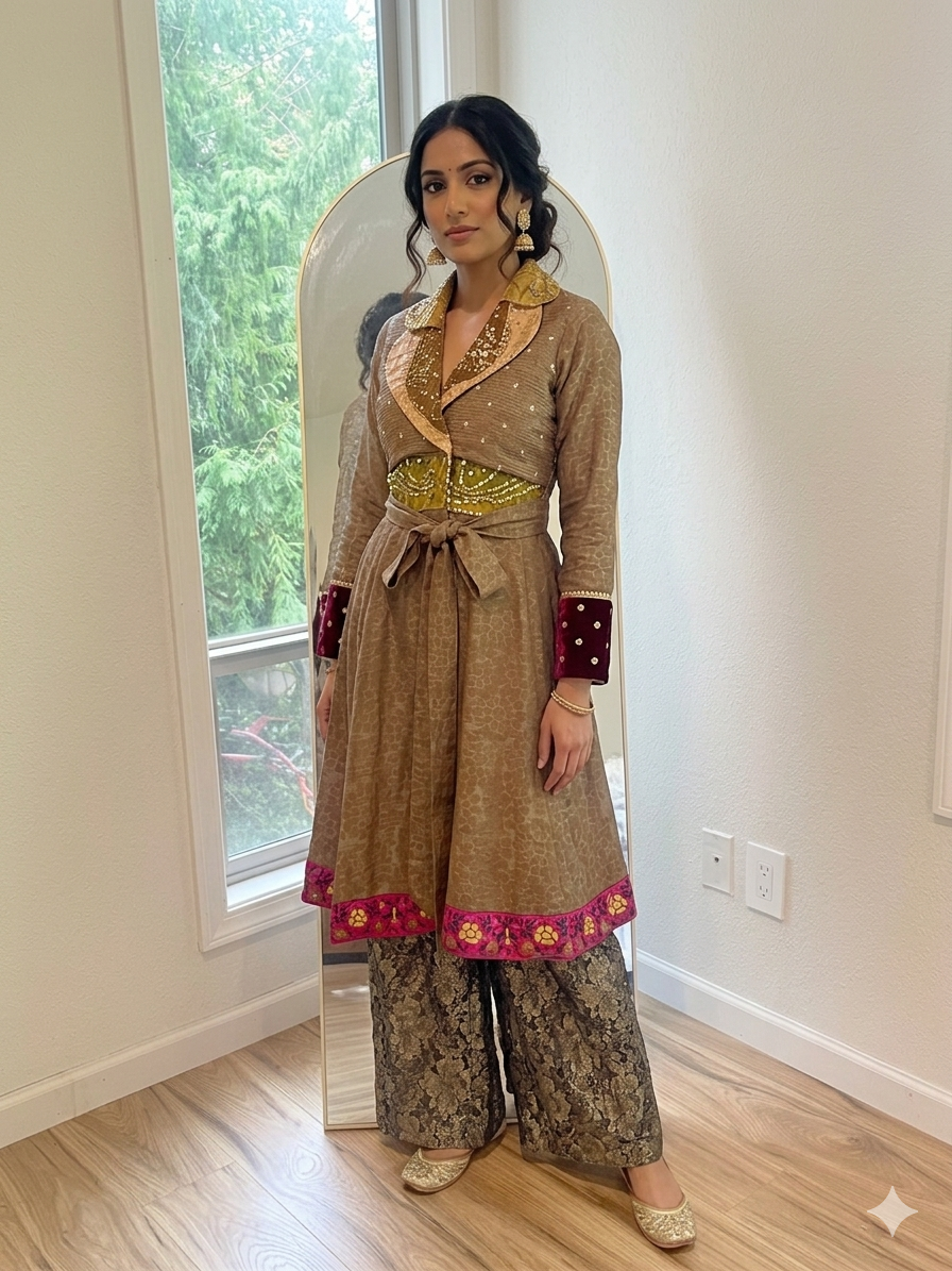 Brown Salwar